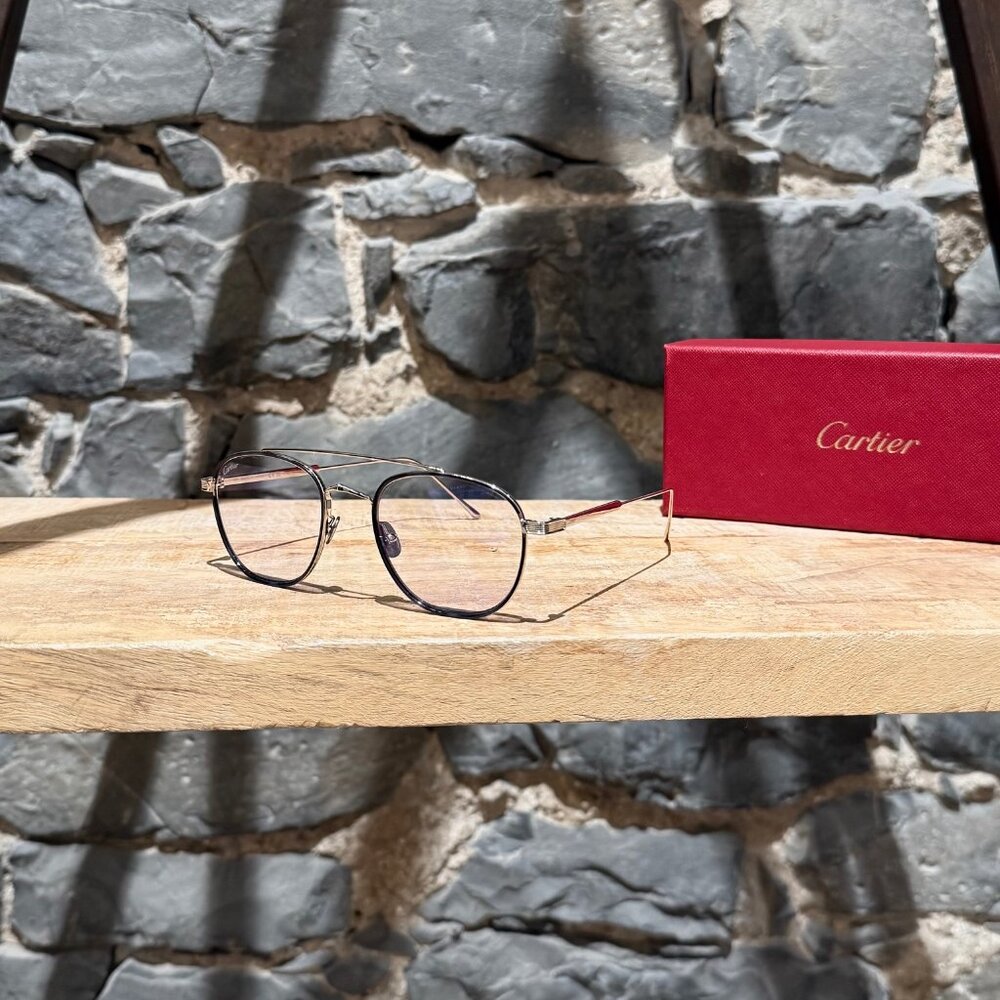 Cartier CT0251S C De Cartier Titanium Blue Photocromatic Glasses